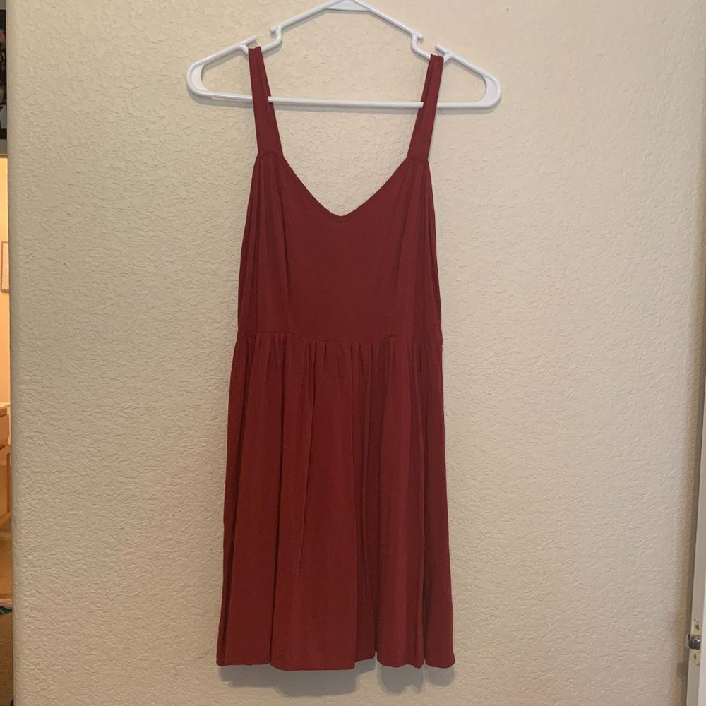 Forever 21 Dark Red Dress